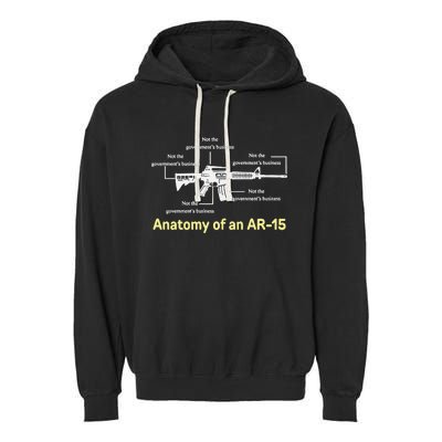 Not The GovernmentS Business Ar15 Garment-Dyed Fleece Hoodie