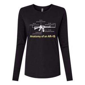 Not The GovernmentS Business Ar15 Womens Cotton Relaxed Long Sleeve T-Shirt