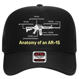 Not The GovernmentS Business Ar15 High Crown Mesh Back Trucker Hat