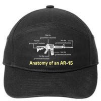 Not The GovernmentS Business Ar15 7-Panel Snapback Hat