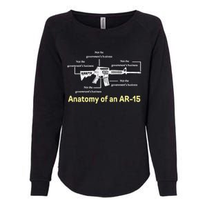 Not The GovernmentS Business Ar15 Womens California Wash Sweatshirt