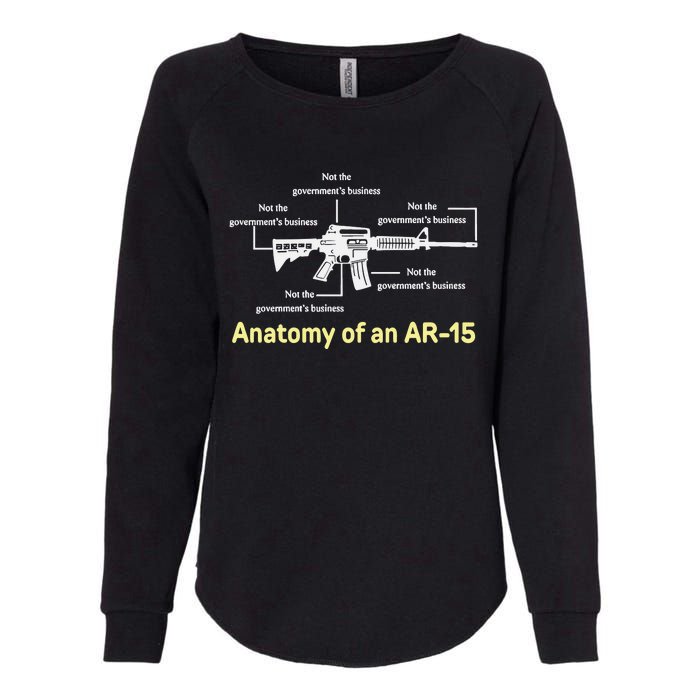 Not The GovernmentS Business Ar15 Womens California Wash Sweatshirt