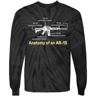 Not The GovernmentS Business Ar15 Tie-Dye Long Sleeve Shirt