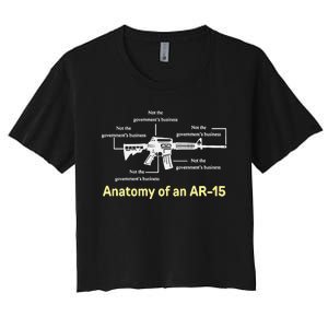 Not The GovernmentS Business Ar15 Women's Crop Top Tee