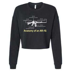 Not The GovernmentS Business Ar15 Cropped Pullover Crew