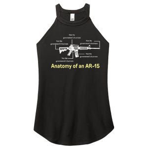 Not The GovernmentS Business Ar15 Women's Perfect Tri Rocker Tank