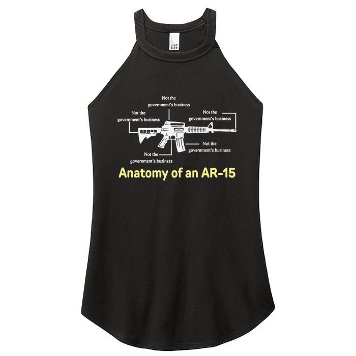 Not The GovernmentS Business Ar15 Women's Perfect Tri Rocker Tank