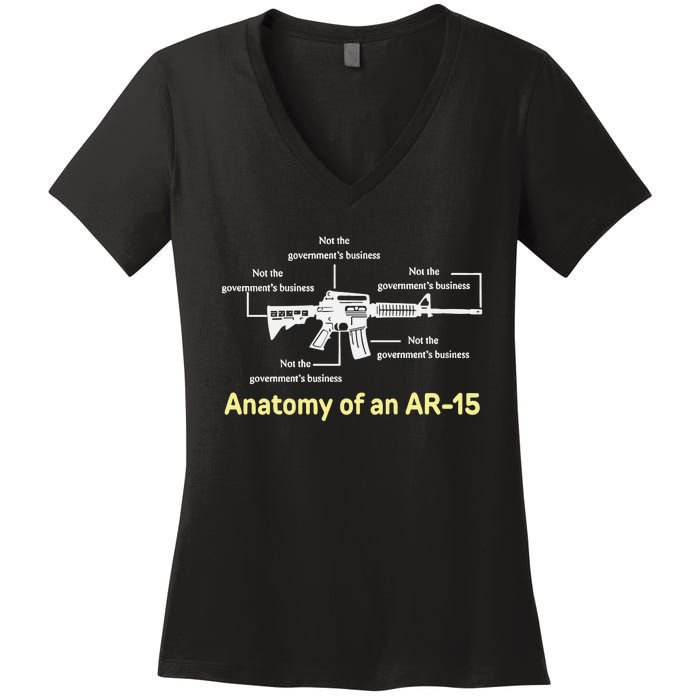 Not The GovernmentS Business Ar15 Women's V-Neck T-Shirt