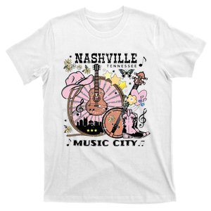 Nashville Tennessee Guitar Country Music City Guitarist T-Shirt