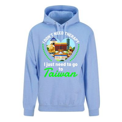 Need To Go To Taiwan Funny Travel Lover Quote Saying Graphic Gift Unisex Surf Hoodie