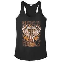 Nashville Tennessee Guitar Country Music City Guitarist Gift Ladies PosiCharge Competitor Racerback Tank