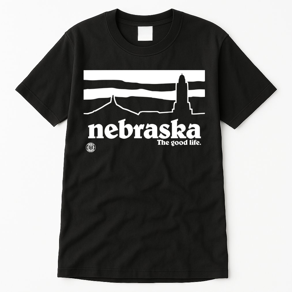 Nebraska The Good Life Tall T-Shirt