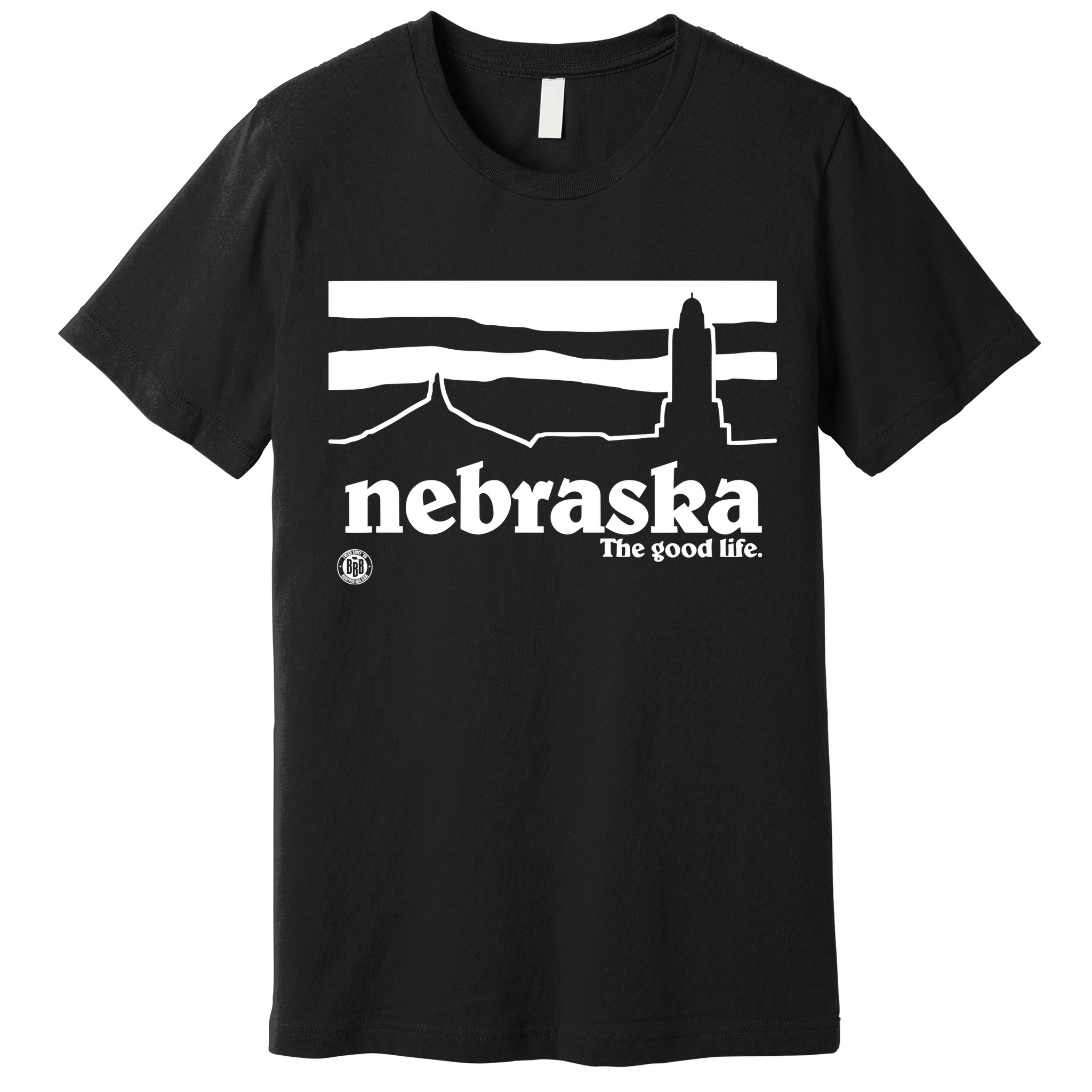 Nebraska The Good Life Premium T-Shirt