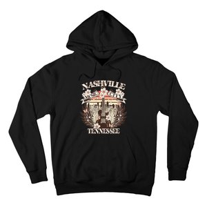 Nashville Tennessee Guitar Country Music City Guitarist Hoodie