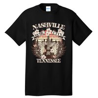 Nashville Tennessee Guitar Country Music City Guitarist Tall T-Shirt