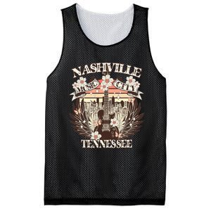 Nashville Tennessee Guitar Country Music City Guitarist Mesh Reversible Basketball Jersey Tank