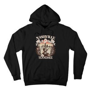 Nashville Tennessee Guitar Country Music City Guitarist Tall Hoodie