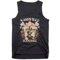 Nashville Tennessee Guitar Country Music City Guitarist Tank Top