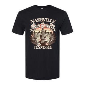 Nashville Tennessee Guitar Country Music City Guitarist Softstyle CVC T-Shirt