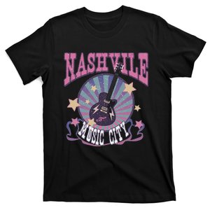 Nashville Tennessee Guitar Country Music City Guitarist T-Shirt