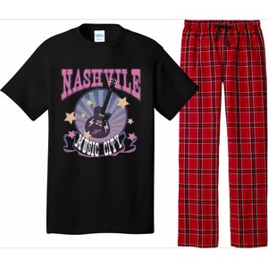 Nashville Tennessee Guitar Country Music City Guitarist Pajama Set