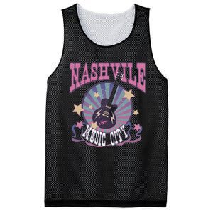 Nashville Tennessee Guitar Country Music City Guitarist Mesh Reversible Basketball Jersey Tank