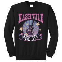 Nashville Tennessee Guitar Country Music City Guitarist Tall Sweatshirt