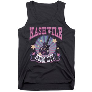 Nashville Tennessee Guitar Country Music City Guitarist Tank Top