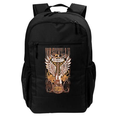 Nashville Tennessee Guitar Country Music City Guitarist Gift Backpack