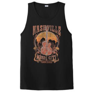 Nashville Tennessee Guitar Country Music City PosiCharge Competitor Tank