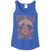 Nashville Tennessee Guitar Country Music City Ladies Essential Tank