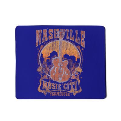 Nashville Tennessee Guitar Country Music City Mousepad