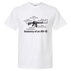 Not The Governments Business Anatomy Of An Ar15 Garment-Dyed Heavyweight T-Shirt