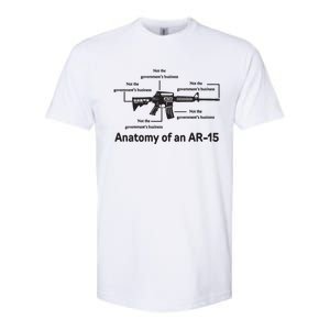 Not The Governments Business Anatomy Of An Ar15 Softstyle CVC T-Shirt