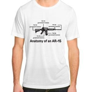 Not The Governments Business Anatomy Of An Ar15 Adult ChromaSoft Performance T-Shirt