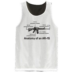 Not The Governments Business Anatomy Of An Ar15 Mesh Reversible Basketball Jersey Tank