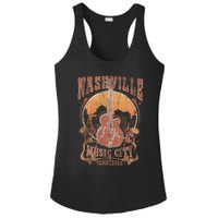 Nashville Tennessee Guitar Country Music City Guitarist Gift Ladies PosiCharge Competitor Racerback Tank