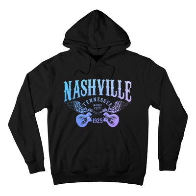 Nashville Tennessee Guitar Player Vintage Country Music City Hoodie