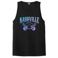 Nashville Tennessee Guitar Player Vintage Country Music City PosiCharge Competitor Tank