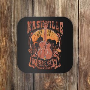 Nashville Tennessee Guitar Country Music City Guitarist Gift Coaster