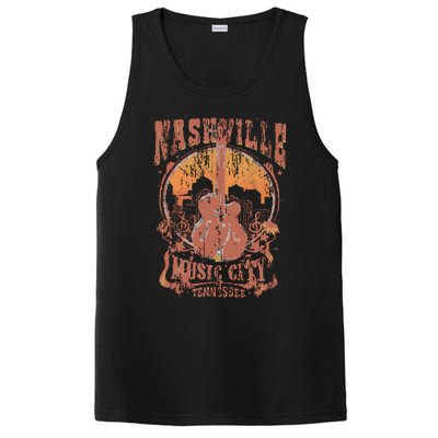 Nashville Tennessee Guitar Country Music City Guitarist Gift PosiCharge Competitor Tank