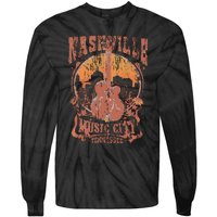 Nashville Tennessee Guitar Country Music City Guitarist Gift Tie-Dye Long Sleeve Shirt