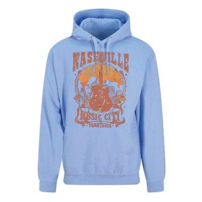 Nashville Tennessee Guitar Country Music City Guitarist Gift Unisex Surf Hoodie