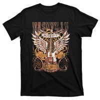 Nashville Tennessee Guitar Country Music City Guitarist Gift T-Shirt