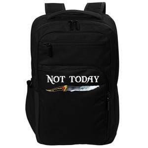 Not Today GOT Sword Impact Tech Backpack