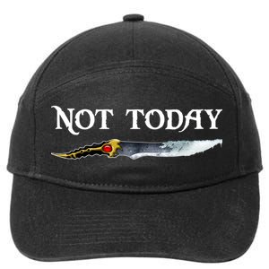 Not Today GOT Sword 7-Panel Snapback Hat