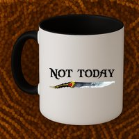 Not Today GOT Sword Mug