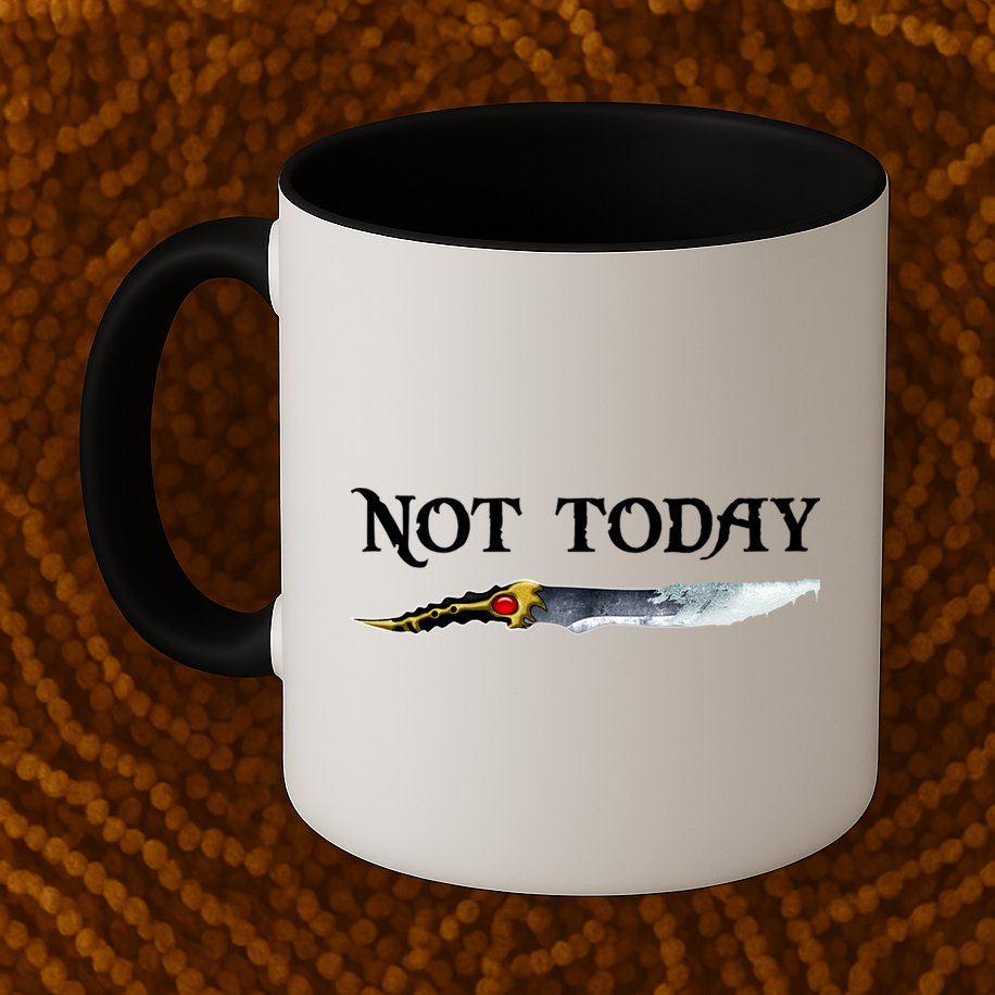 Not Today GOT Sword Mug