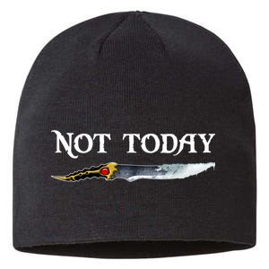 Not Today GOT Sword Sustainable Beanie