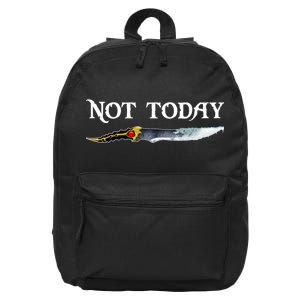 Not Today GOT Sword 16 in Basic Backpack